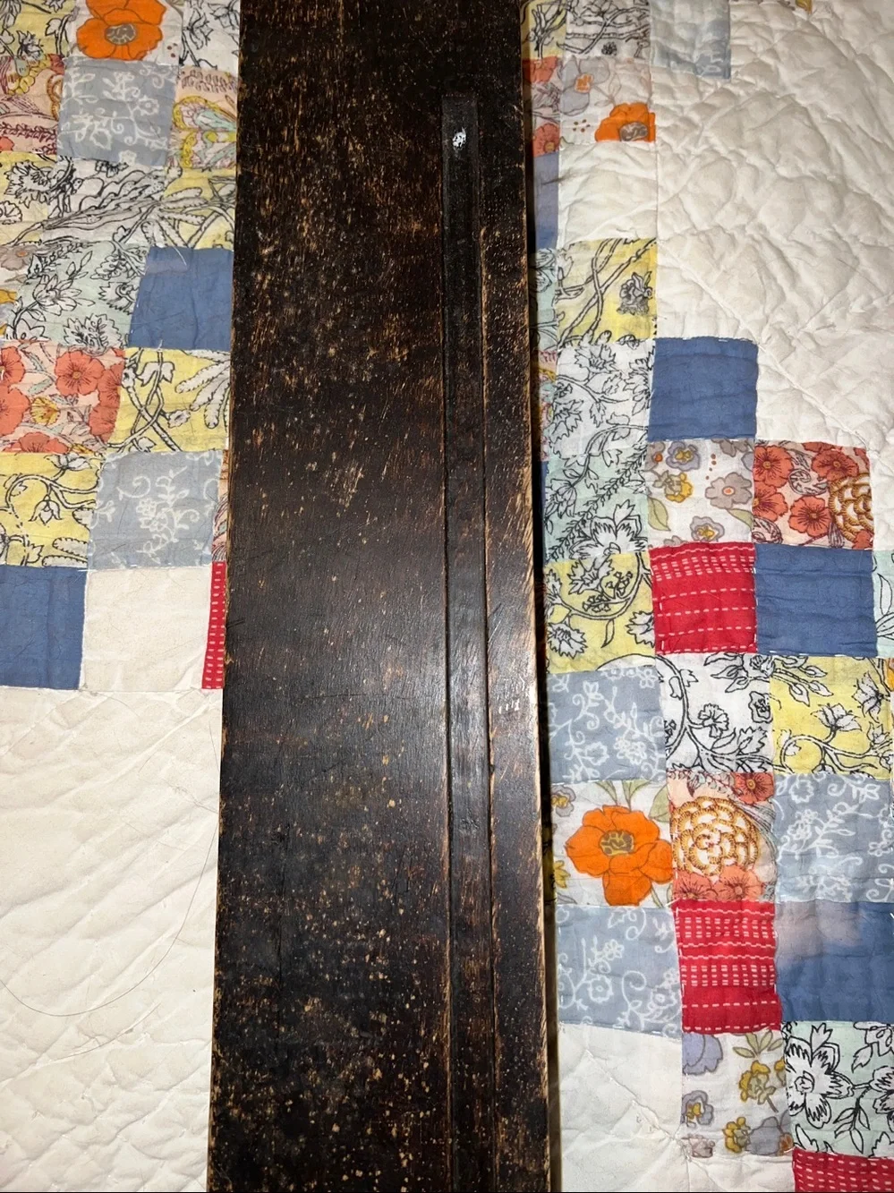 Antique Wood scalloped edge wall shelf dish holder primitive
